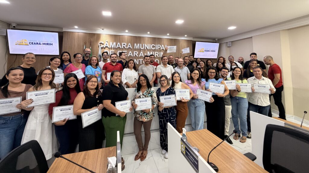 Câmara de Ceará-Mirim capacita mais de 130 servidores em workshop de qualificação profissional